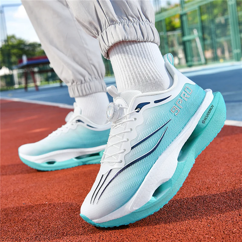 

New Mesh Running Shoes, Breathable Soft-Soled Racing Sports Shoes, Shock-Absorbing Lightweight Running Shoes for Middle School Students, Casual Jogging Shoes for Men and Women, Men's Hiking Shoes, Fashionable New Models 32-45