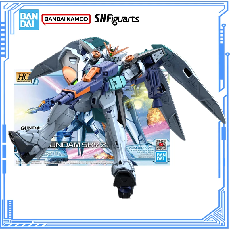 

Bandai натуральная модель Gundam, комплект аниме-фигурок HG GBB 1/144 09, крыло Gundam Sky Zero, экшн-фигурка, коллекция моделей, игрушки, подарки