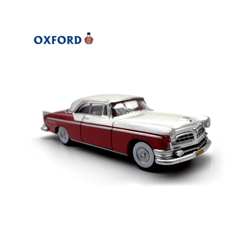 OXFORD Diecast 1:87 Scale Alloy 1955 Chrysler Tow-door Coupe Car Model Finished Product Simulation Toy Gift Static Model