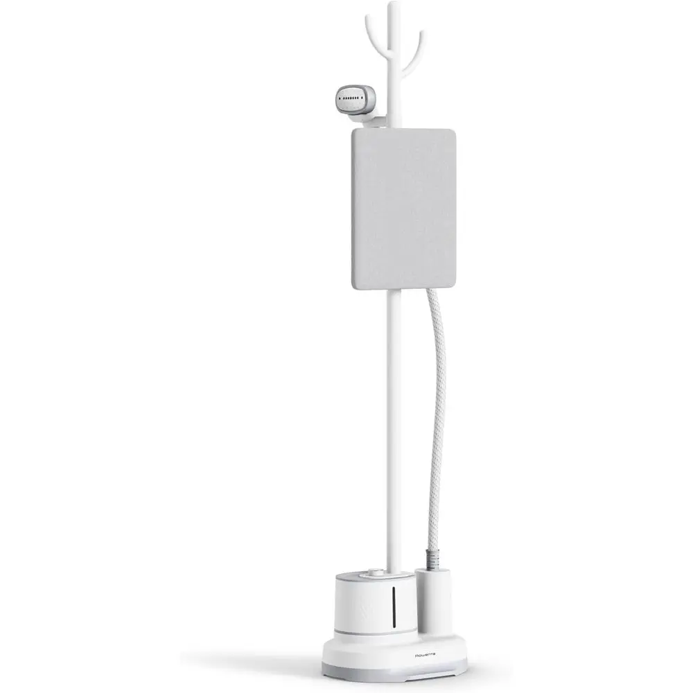 

Отпариватель для одежды с гладильной доской, домашний парогенератор, из нержавеющей стали, полноразмерный, резервуар для воды 47,33 унции, вешалка для одежды, компактный, 1800 Вт