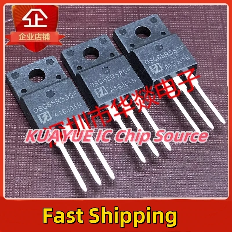 10PCS-30PCS  OSG65R580F   TO-220F  650V 8A   Fast Shipping Quality Guarantee