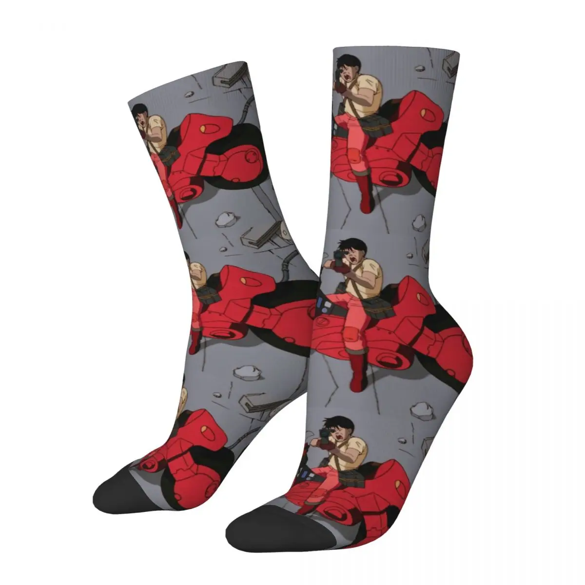 Calcetines largos de Anime de Tokio Akira para hombre y mujer, medias Harajuku de alta calidad, accesorios para todas las estaciones, regalo de cumpleaños