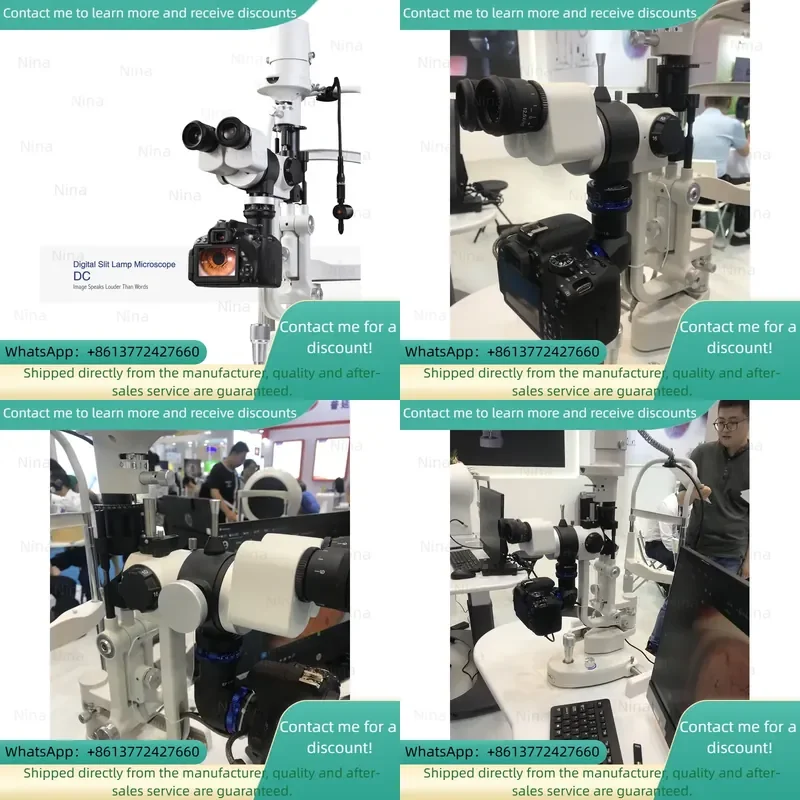 Microscope à fente numérique S-350DC pour instruments optiques