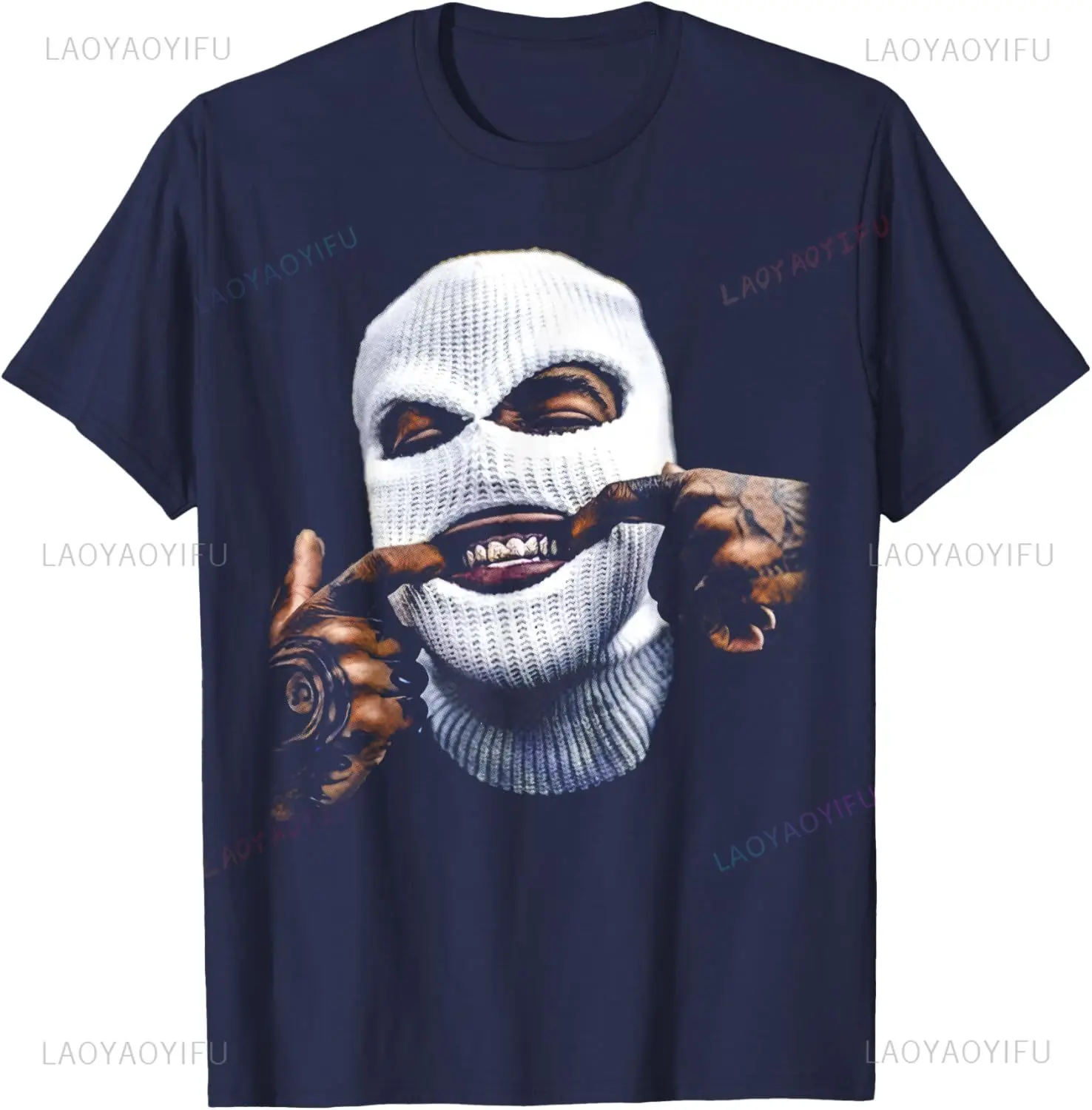 FUNNY GANGSTER GANGSTA HIP HOP HIPHOP GOLD TEETH HUSTLE T-Shirt