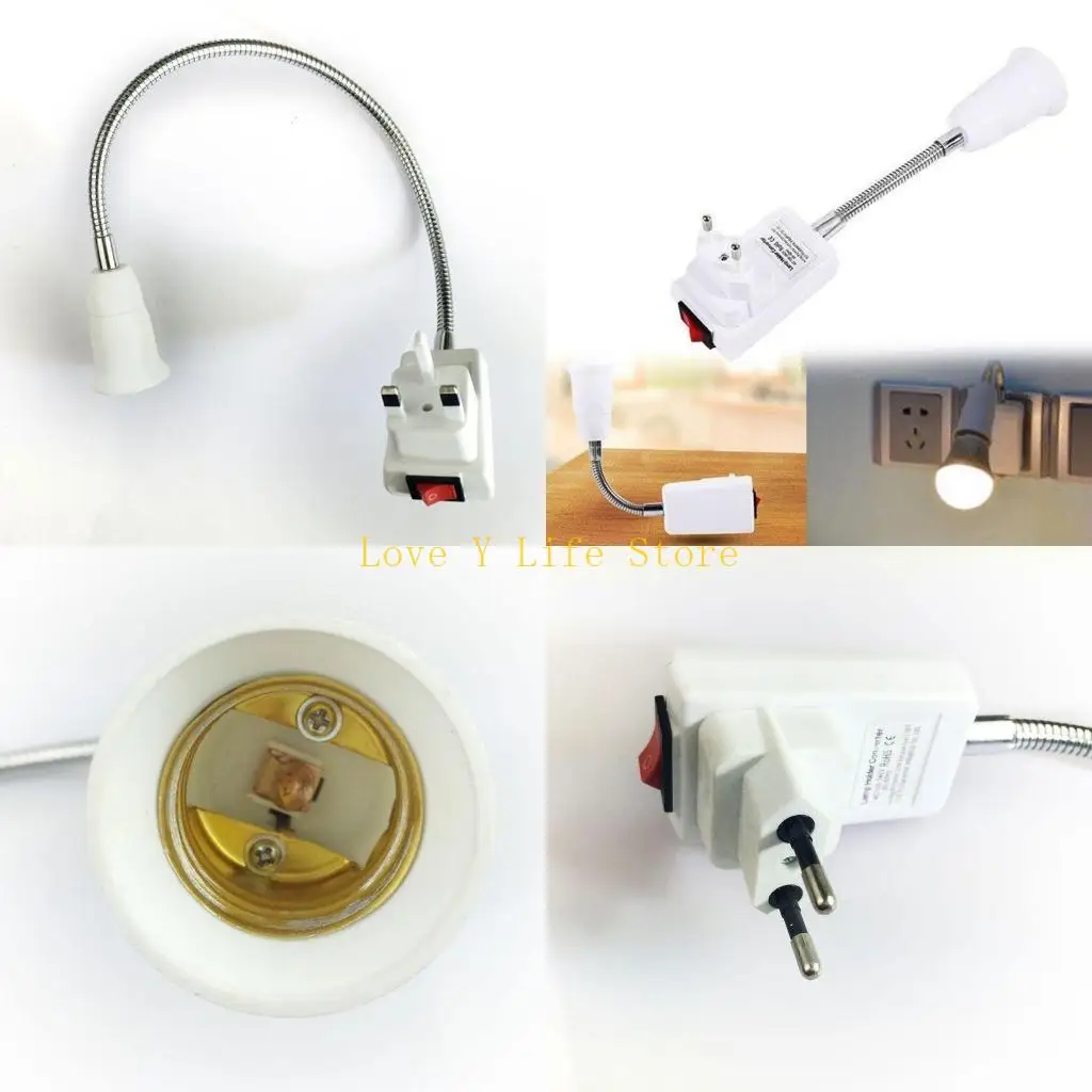 

L74C EU EU Bulb Bulb Holder Converter E27 Adapter Light Socket Adapter с включением/выключением