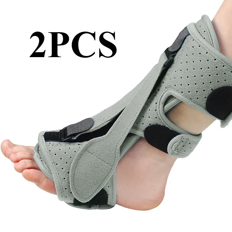 

1/2PCS Foot Drop Splint for Heel Pain Tendinitis Three Fixed Straps Plantar Tendinitis Support Plantar Fasciitis Night Splint