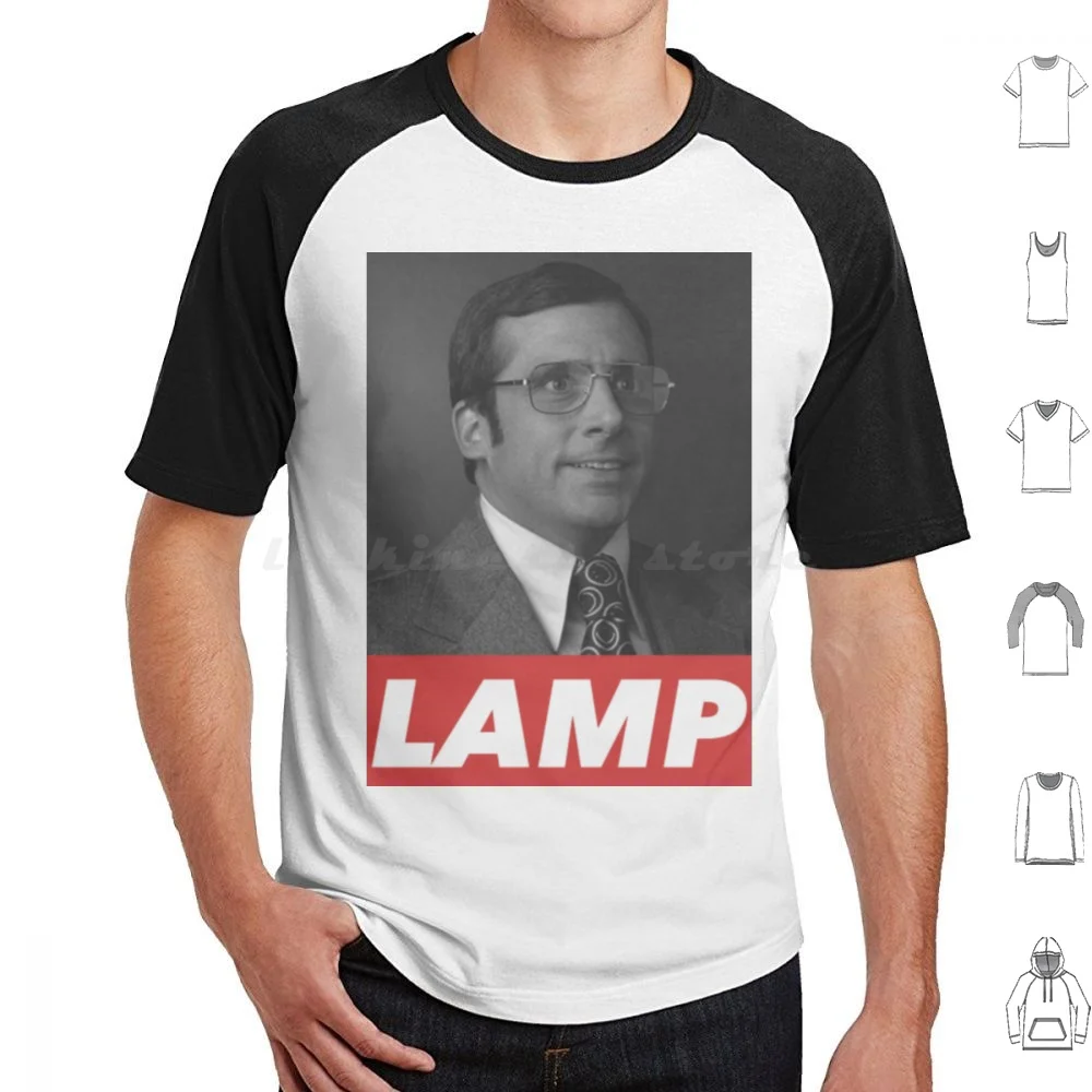 Brick Tamland T Shirt 6xl Cotton Cool Tee Lamp Anchorman Ron Funny Will Ferrell Movie Comedy Ron Film Brick San Diego Brick