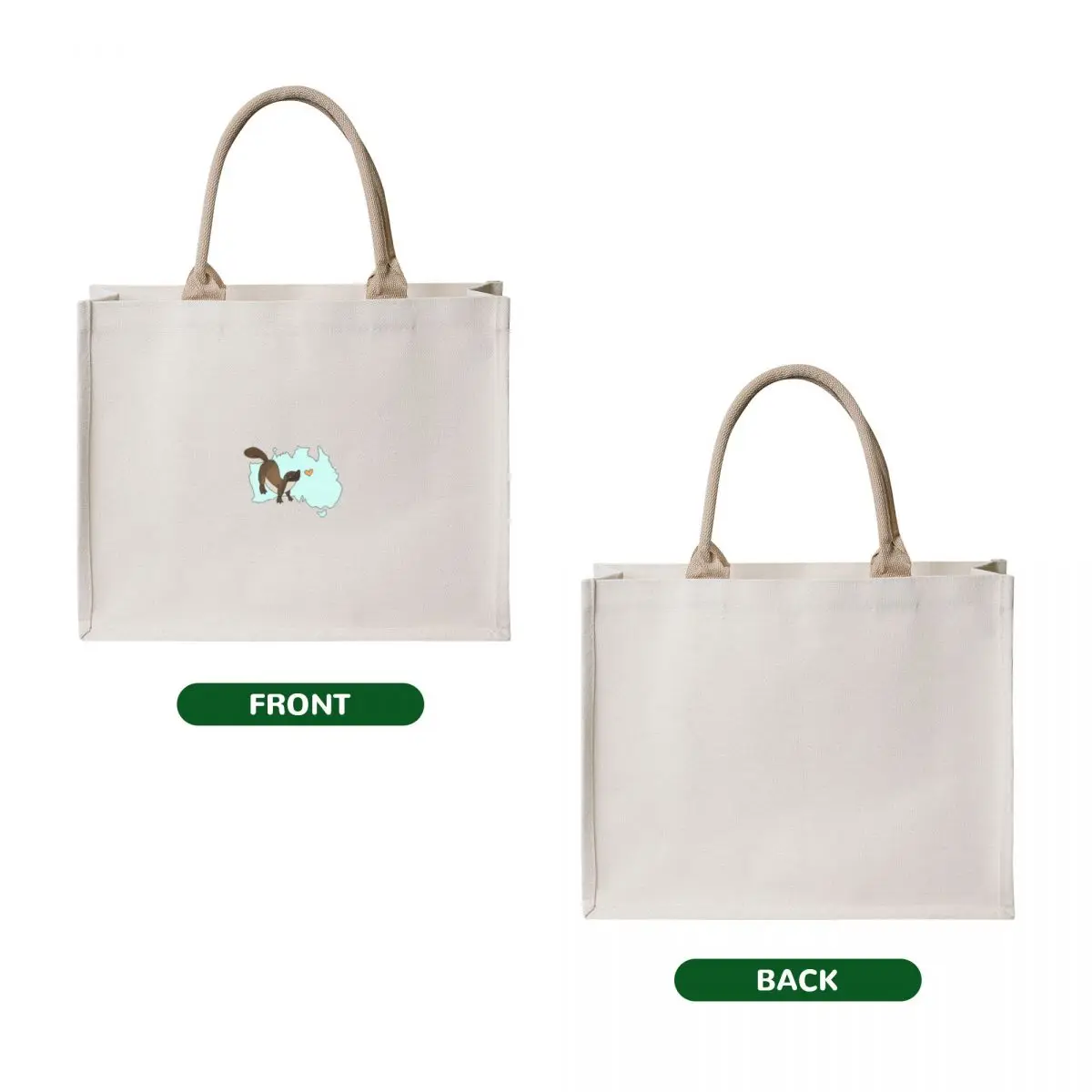 Love Australia - Platypus Tote Bag Gift bag sac pour femme hand bags Candy bags