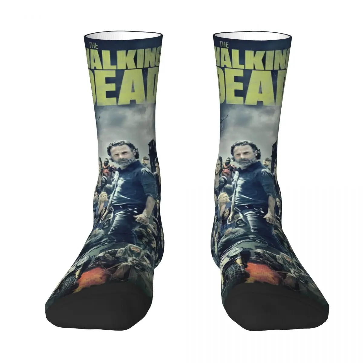 The Walking Dead Socks Casual Stockings Spring Non Slip Men Socks Warm Soft Printed Outdoor Sports Socks