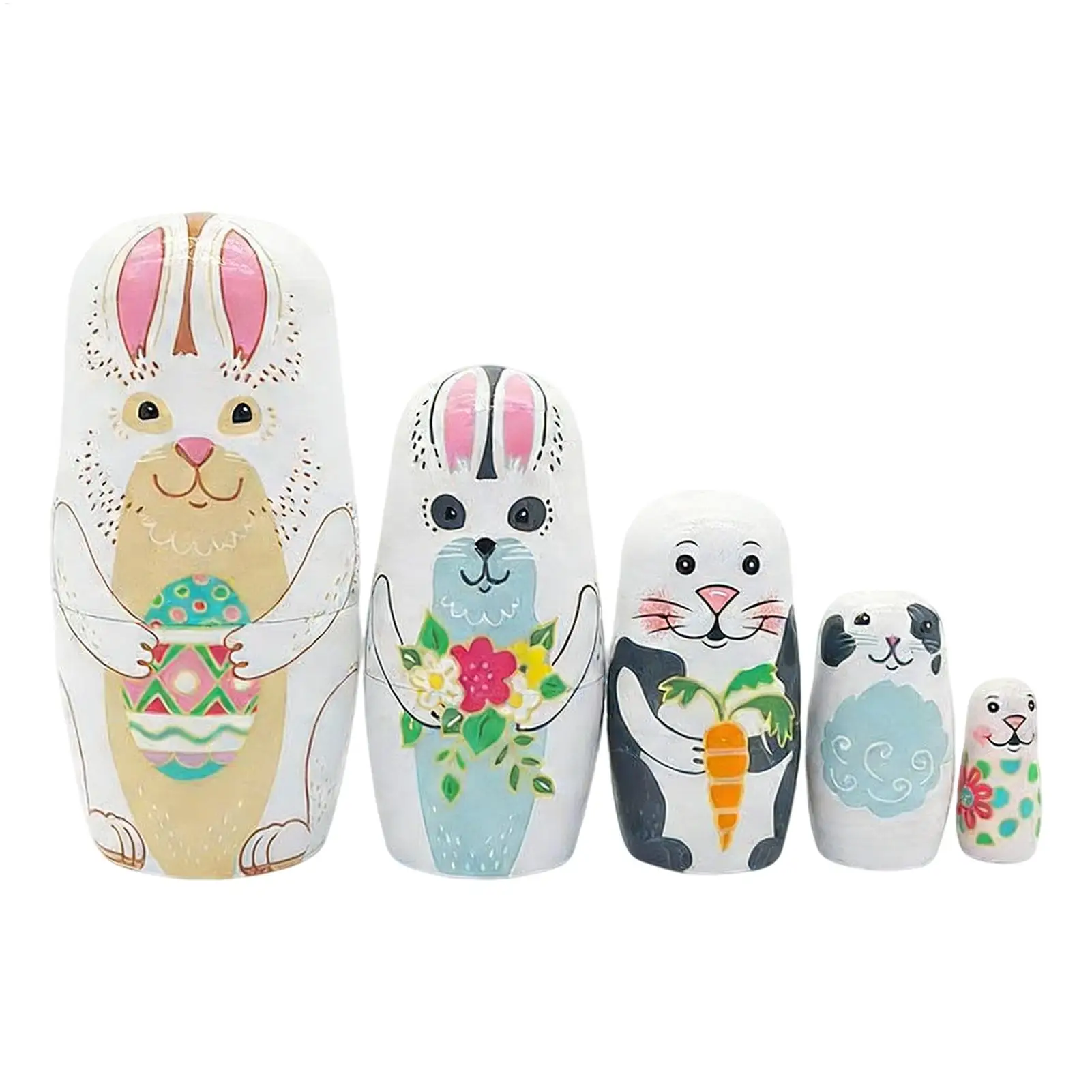 

Деревянные развивающие куклы-гнездышки «Пасхальный кролик» для детей, мальчиков и девочек, для дома, гостиной, спальни