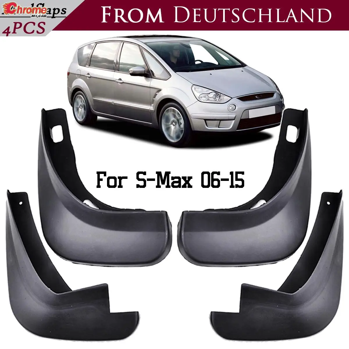 

Mud Flaps Mudguards Splash Guards Fender Protector Set For Ford S-Max Mudflap Mudguard 2006 - 2009 2010 2011 2012 2013 2014 2015