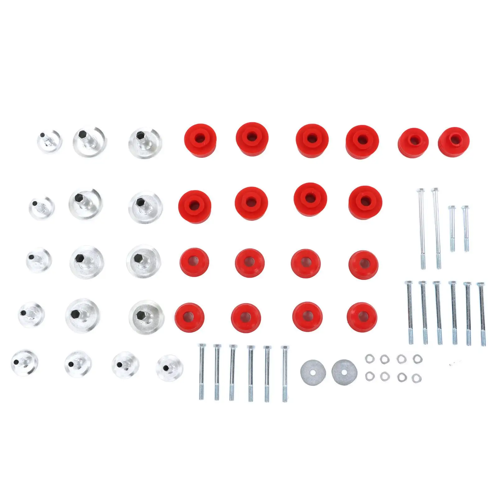 

Cab Mount Cushion Hardware Kit KF04060BK Impact Resistance Perfect Alignment Body Cab Mount Bushing Kit for car
