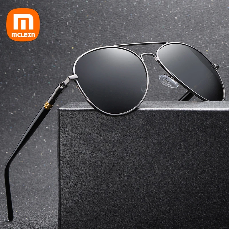 

M plus Men's Mirror Sun Glasses Eyewear Polarized Sunglasses For Men gafas oculos de sol