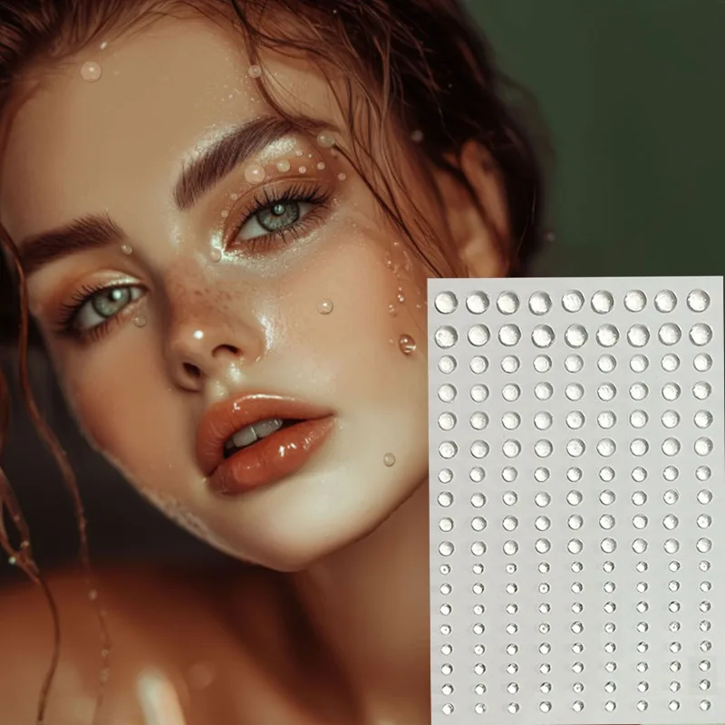 

Premium Acrylic Diamond Face Stickers DIY Party Makeup Forehead Gems Self Adhesive Rhinestone Sparkle Non Toxic Skin Friendly