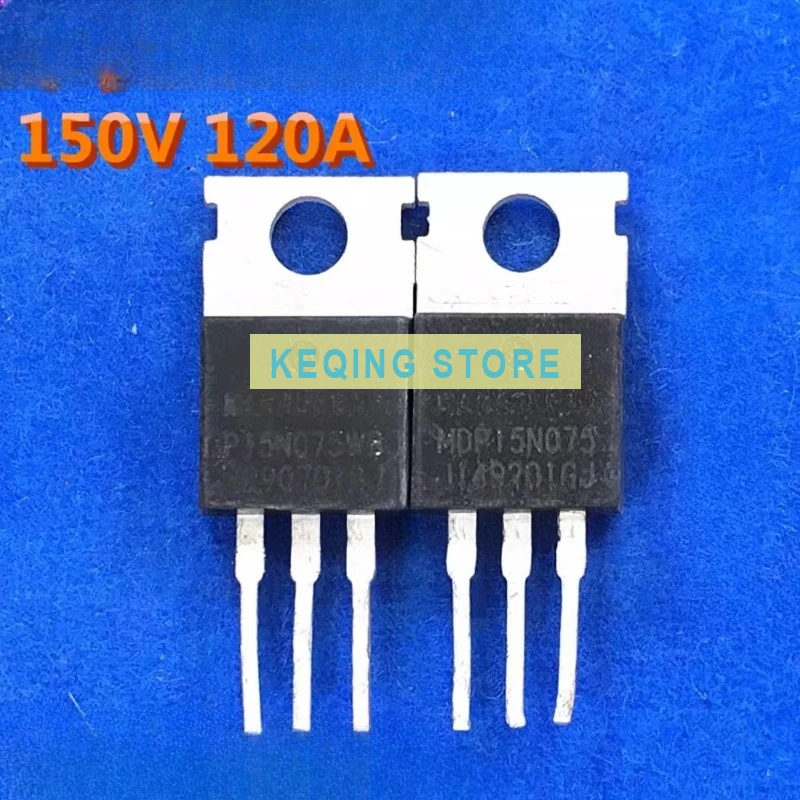 10PCS Used+Not NEW+Send after Measure MDP15N075 original word original code 150V120A controller triode, instead of IRFB4115
