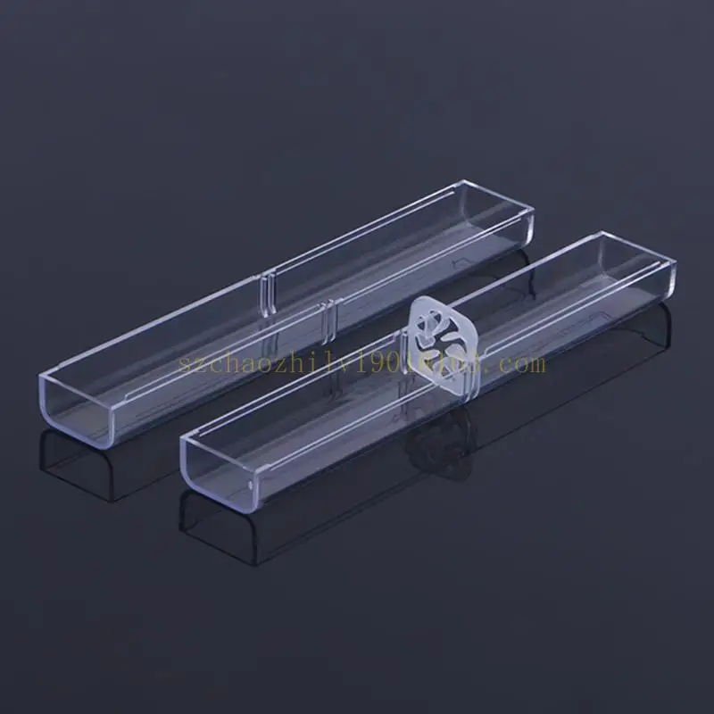 Trasparente per custodia portapenne scatola portaoggetti cancelleria scuola ufficio U, scuola, astuccio,