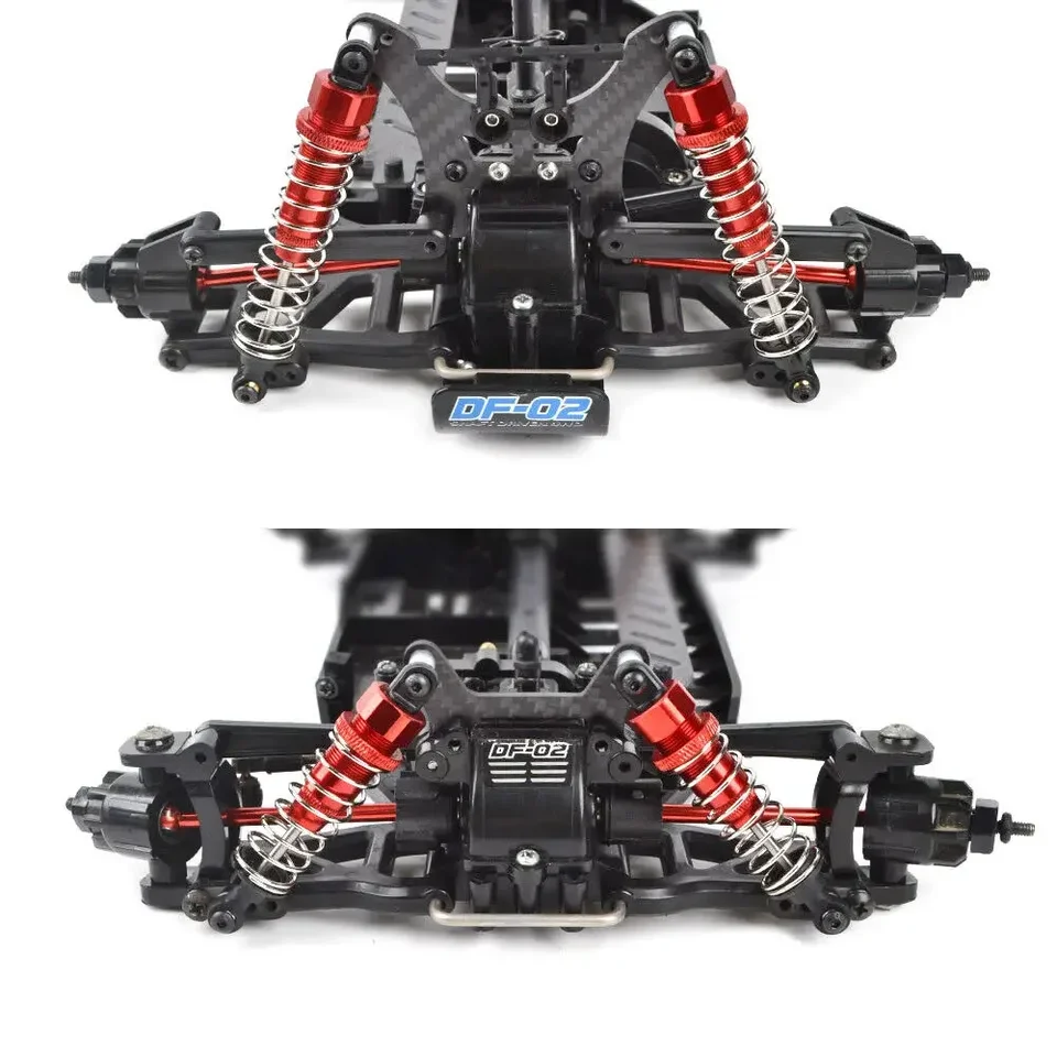 Torres De Amortiguación De Fibra De Carbono Para RC – Compatibles Con Tamiya TT01 Y TT01E, Delantera Y Trasera
