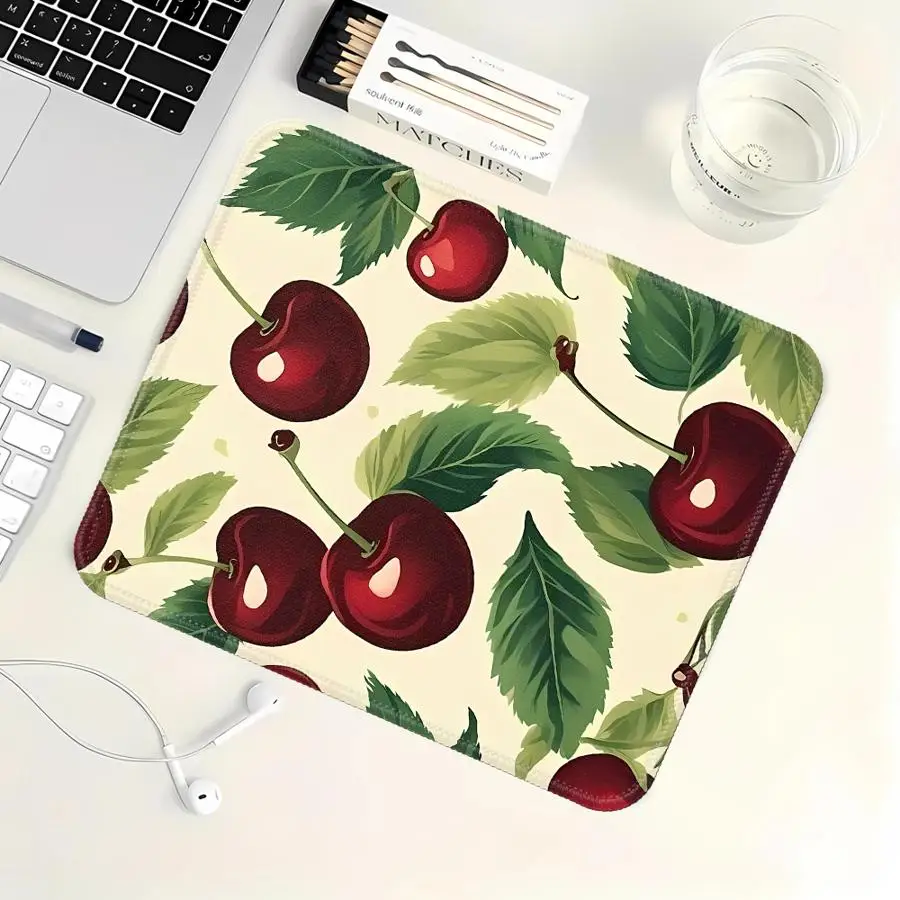 Mouse Pad office Pad Keyboard Mouse Pad Game Console Pad Computer Laptop Pad Desk accessories overlock Cherry Lemon