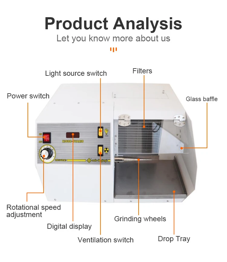 3600 Rpm Met Stofafscheider Buff Polijstmachine Machines Slijp- en Polijstmachines Voor Sieraden Sieraden Gereedschap Apparatuur