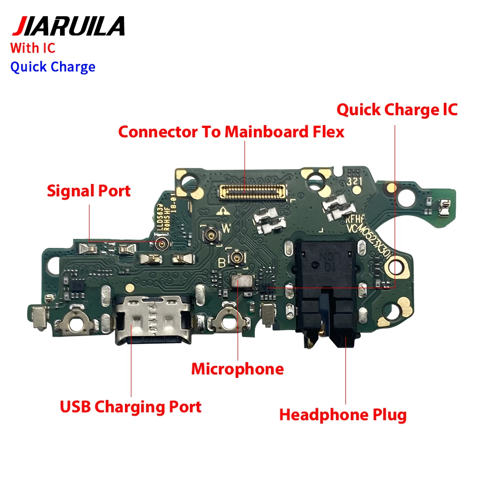 USB Charging Dock Board For Huawei Honor X5B Plus X7C X8B X9C X6A Plus Charger Port Connector Flex Cable Repair Parts (1PC) image 6