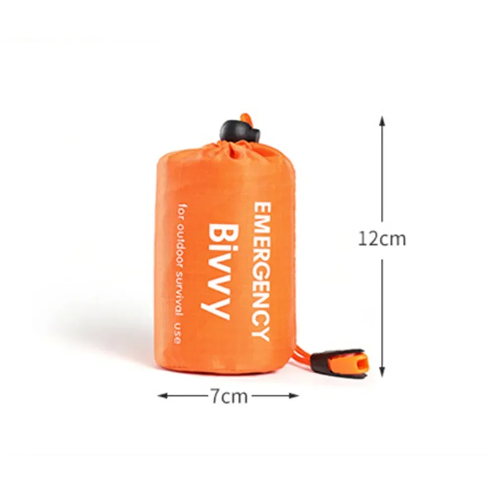 Outdoor Camping First Aid Aluminum Film Sleeping Bag Storage Bag  Thermal Waterproof Fabric Survival Tool Hiking Sack Equipment