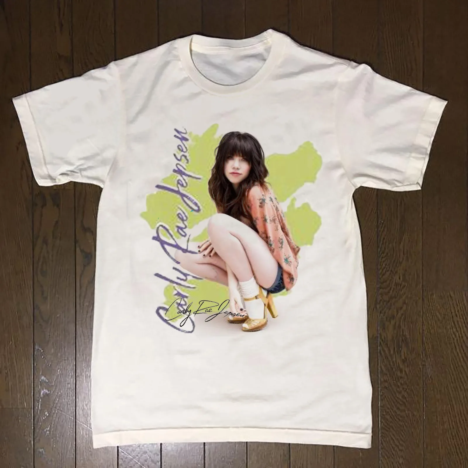 New Carly Rae Jepsen Call Me Maybe White S-5XL Unisex T-shirt