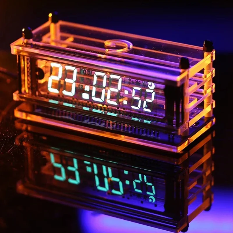 

Modern Accessories Table Clocks Decoration Electronic Living Room Digital Table Clocks Simple Design Luxury Home Decor Klok