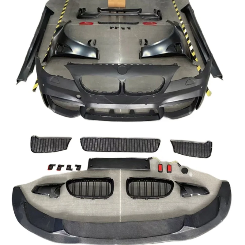 

Suitable for 11-17 BMW 5 Series f10f18 modified crossover m4 large surround old and new m5 front and rear bars middle net