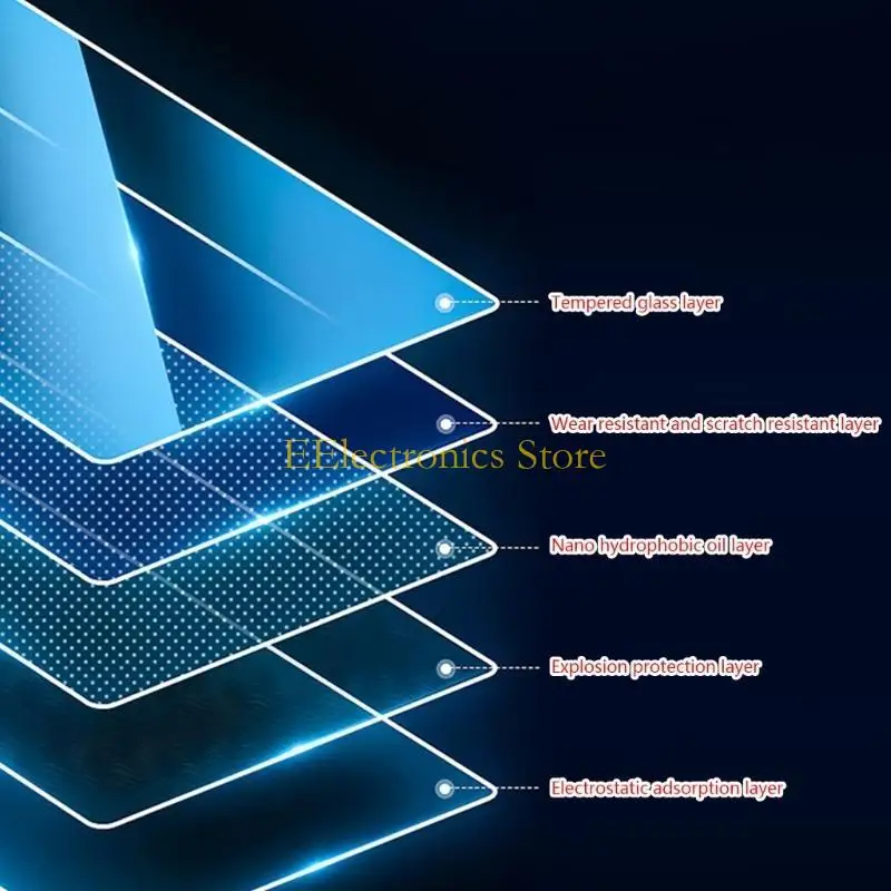 B03C Tempered Glass Film Anti-Scatch Screen Protector geschikt voor ROG-All-ALLE ANTI-FINGERPUREPRINT EXPLOSION-PROFTE HOOFDE