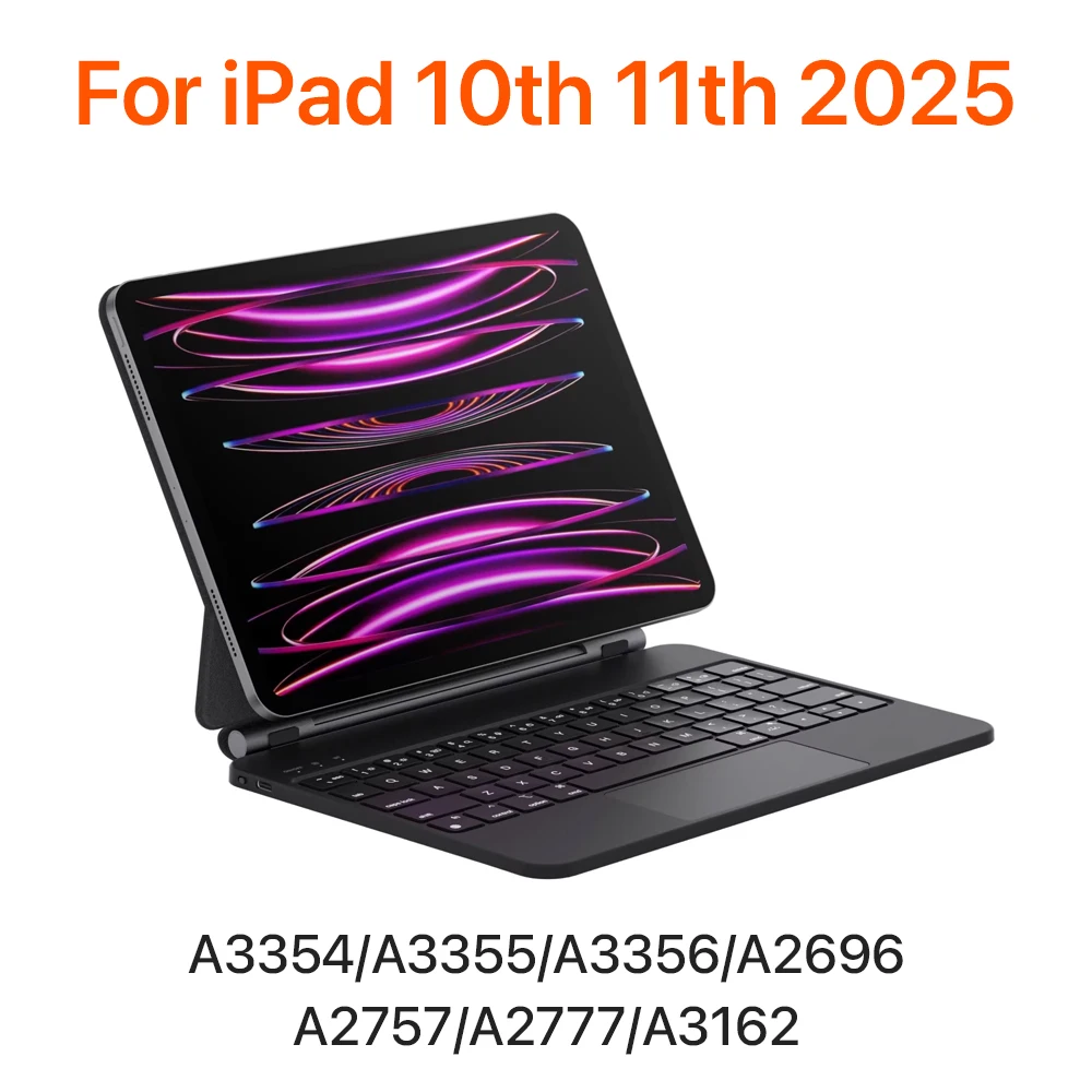 Magic Keyboard for iPad Pro 11 Air 4 Air 5 for iPad A16 10th 11th