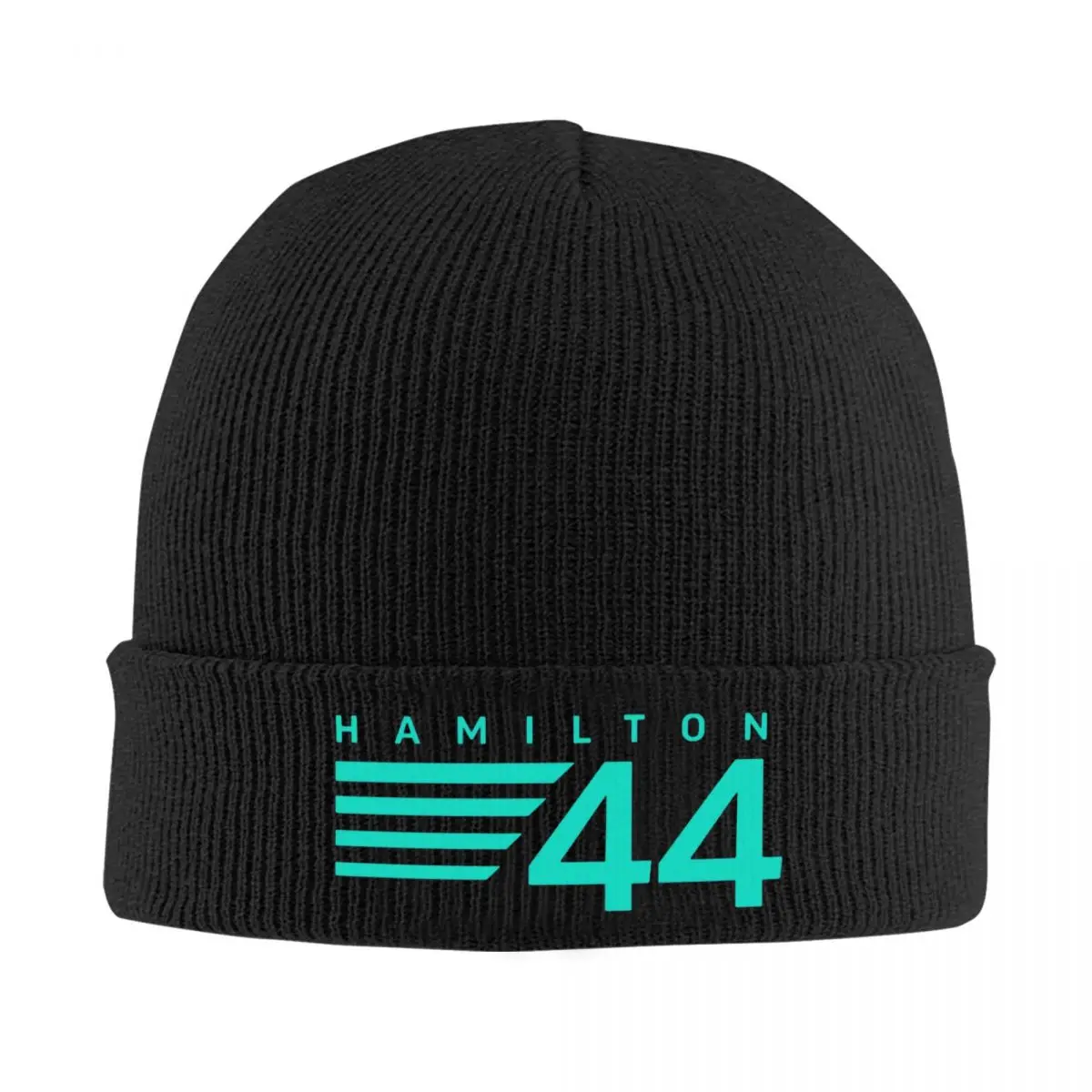 Lewis Hamilton 44 - F1 Warm Knitted Cap Fashion Bonnet Hat Autumn Winter Outdoor Beanies Hats for Unisex Adult