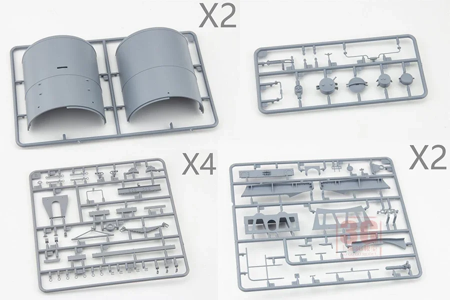 Sabre plastic assembly model kit 35A04 two axle oil tank rail transport vehicle 1/35