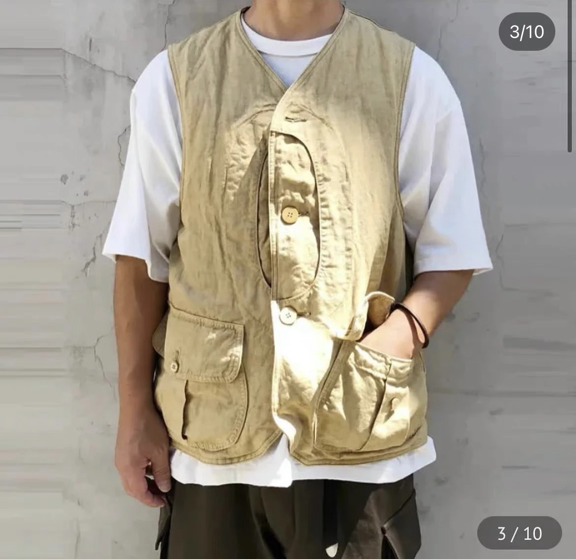 

2025 VISVIM GUSTO VEST Vintage goose down vest