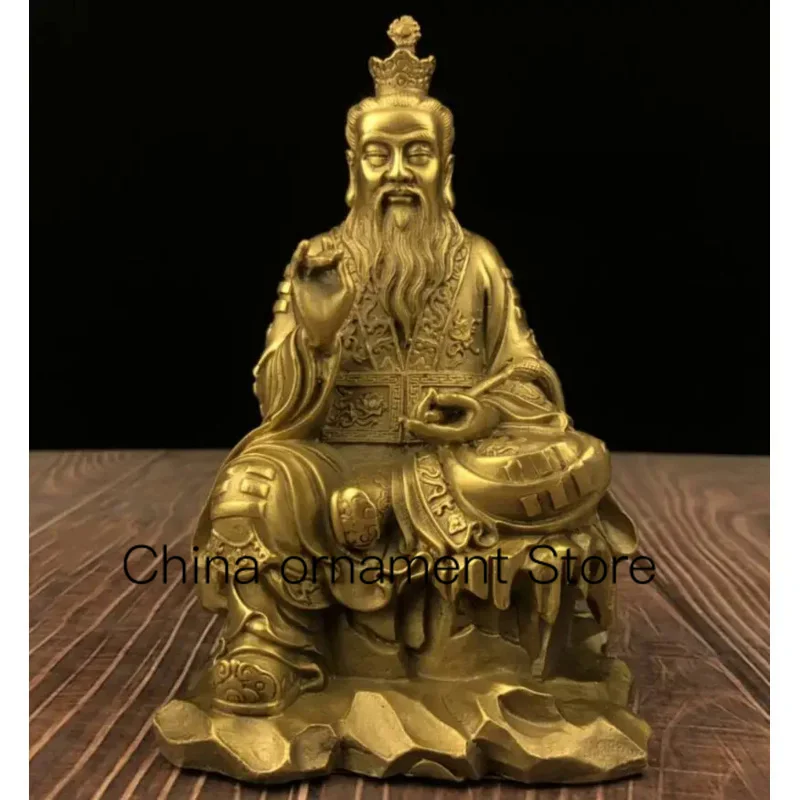 China brass seiko Taoism Taishang Laojun crafts statue