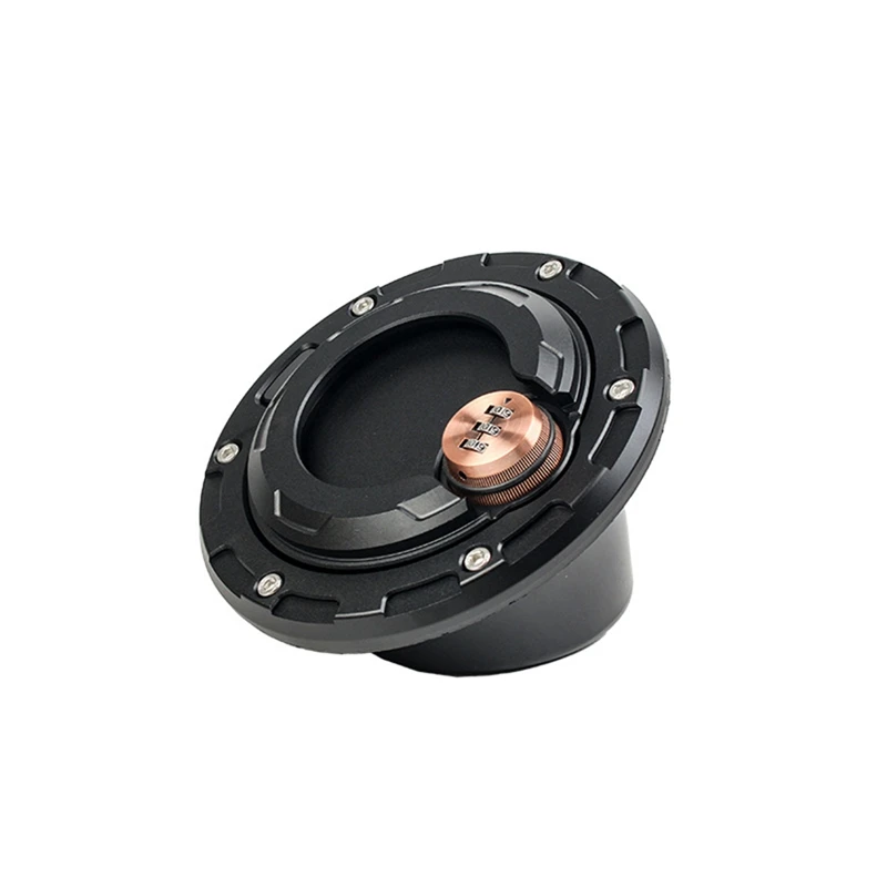 Super Sale Combination Lock Fuel Tank Cap, Locking Cap for Jeep for Wrangler JK JKU, Aluminum Gas Cap