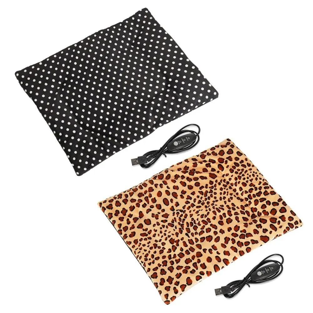 Pet Heating Pad Electric Blanket Dog And Cat Bed Mat Warming USB Blanket Washable Pad Warmer Soft Plush Winter Cat Puppy