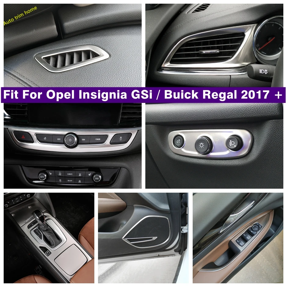 

Fit For Opel Insignia GSi / Buick Regal 2017 - 2023 Door Stereo Speaker Audio Sound / Center Control Gear Shift Panel Cover Trim