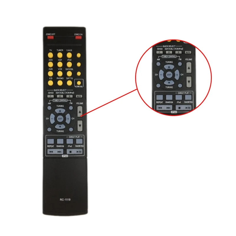 RC-1119 RC1119 Remote Control Replacement For Denon AV Surround Receiver AVR-2310 AVR-2310CI AVR2310 AVR2310CI