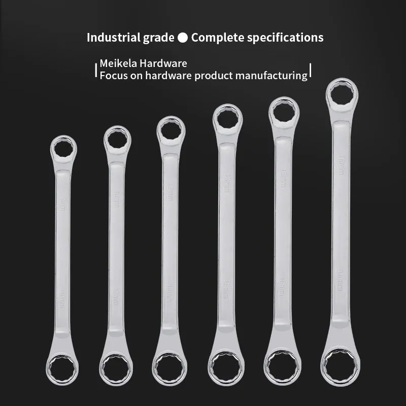 Meikela Plum blossom double end wrench 16PCS 5.5-32MM for air conditioning shower pipes, motor vehicle maintenance hardware tool