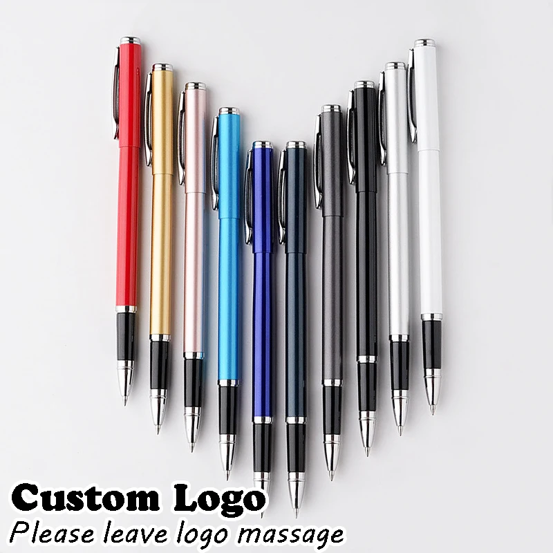 

20-200Pens minimalist Metal Pen Free Engraving Service Professional 0.5mm Ballpoint Ideal Corporate Gift & Employee Giveaway