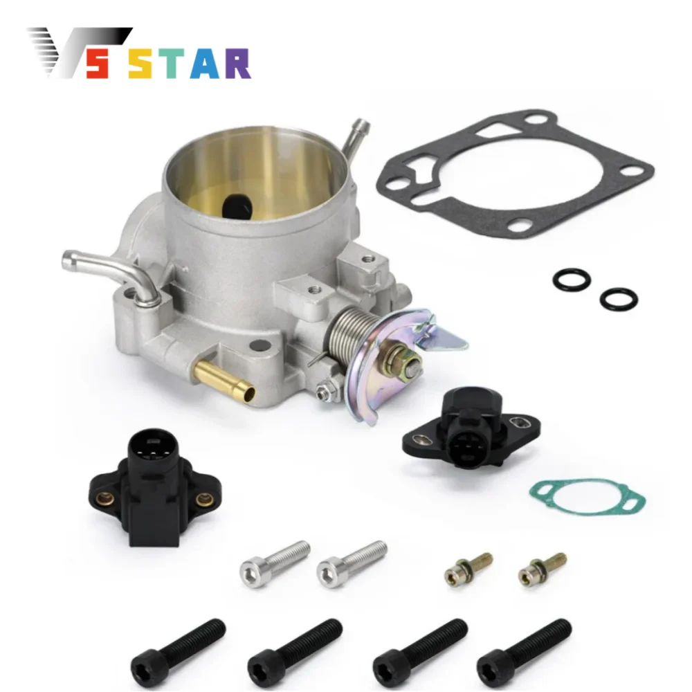 

Алюминиевый корпус дроссельной заслонки 70 мм с датчиком TPS и MAP для Honda 1992-1995 Civic Hatchback CX DX Si VX 1990-2001 Acura Integra GS LS