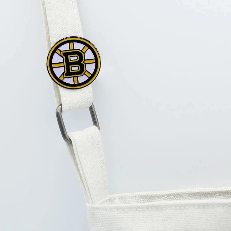 NxHxL Hockey Boston-Bruins Logo Lapel Pins Backpack Jeans Enamel Brooch Pin Women Fashion Jewelry Gifts Cartoon Badges