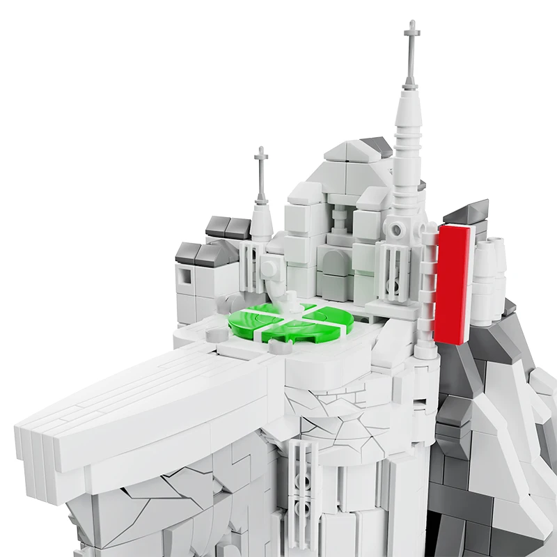 2211 قطعة فيلم Baicheng القرون الوسطى القلعة بناء مجموعة مدينة العمارة وحدات بنة التجمع أطقم منمذجة لتقوم بها بنفسك لعبة هدية