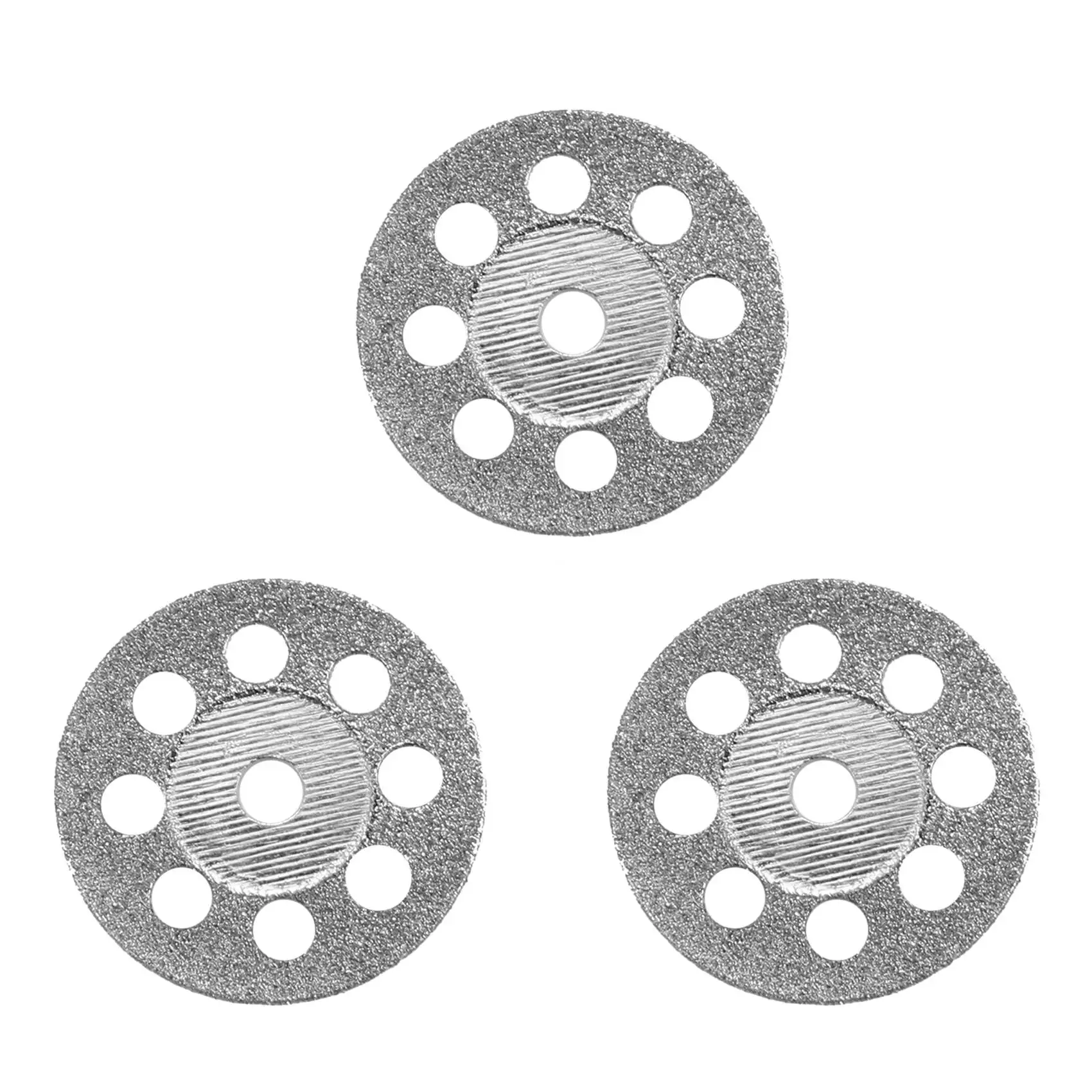 10ชิ้นอุปกรณ์เสริมแผ่นตัดเพชร20มม. สำหรับแผ่นจานเจียรโลหะเลื่อยวงกลมเล็กสำหรับเครื่องมือเจาะโรตารี่