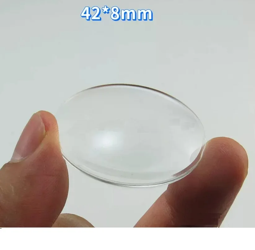 42mm PMMA Prism Round Plano Convex Lens DIY Magnifying Magnifier Glass VR Glasses Telescope Binocular LED Light Parts Kids Gift