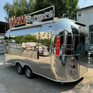 مقطورة طعام برجر من الفولاذ المقاوم للصدأ من Urdream ، عربة بيع آيس كريم صغيرة ، مقطورة طعام سريعة الهواء متنقلة ، شاحنة للبيع أفضل 10 تخفيضات كشك مبيعات - رقم 8