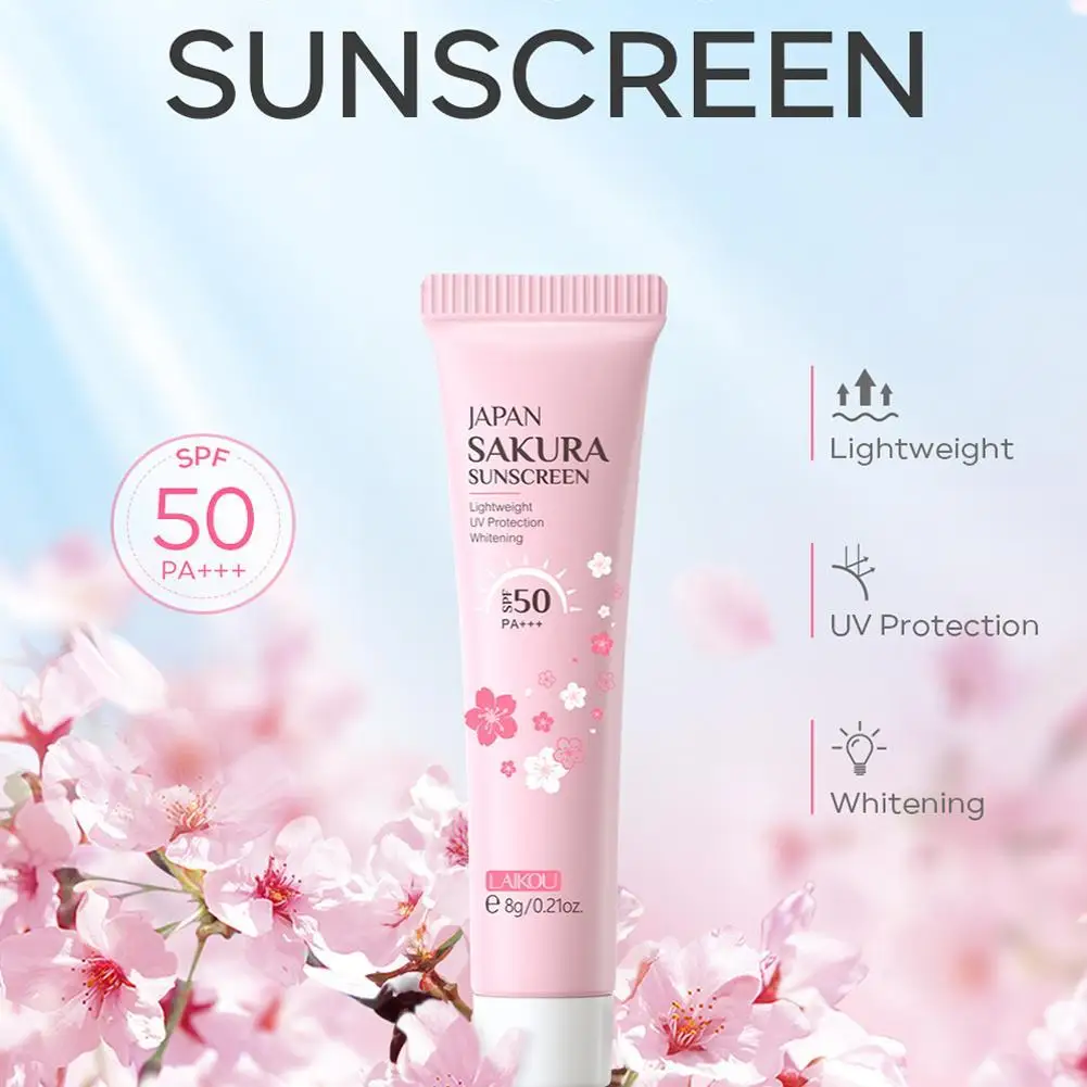  Whitening Cream Korean Sunscreen Protector Facial Solar Sun Blocker Spf50 Isolation Lotion Cream Bleaching Moisturizer 8g