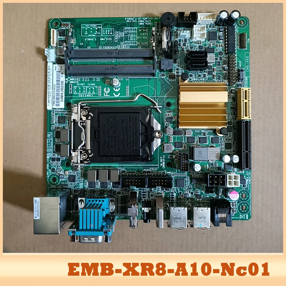 EMB-XR8-A10-Nc01 Industrial control motherboard Supports 6th and 7th generation CPU LGA1151