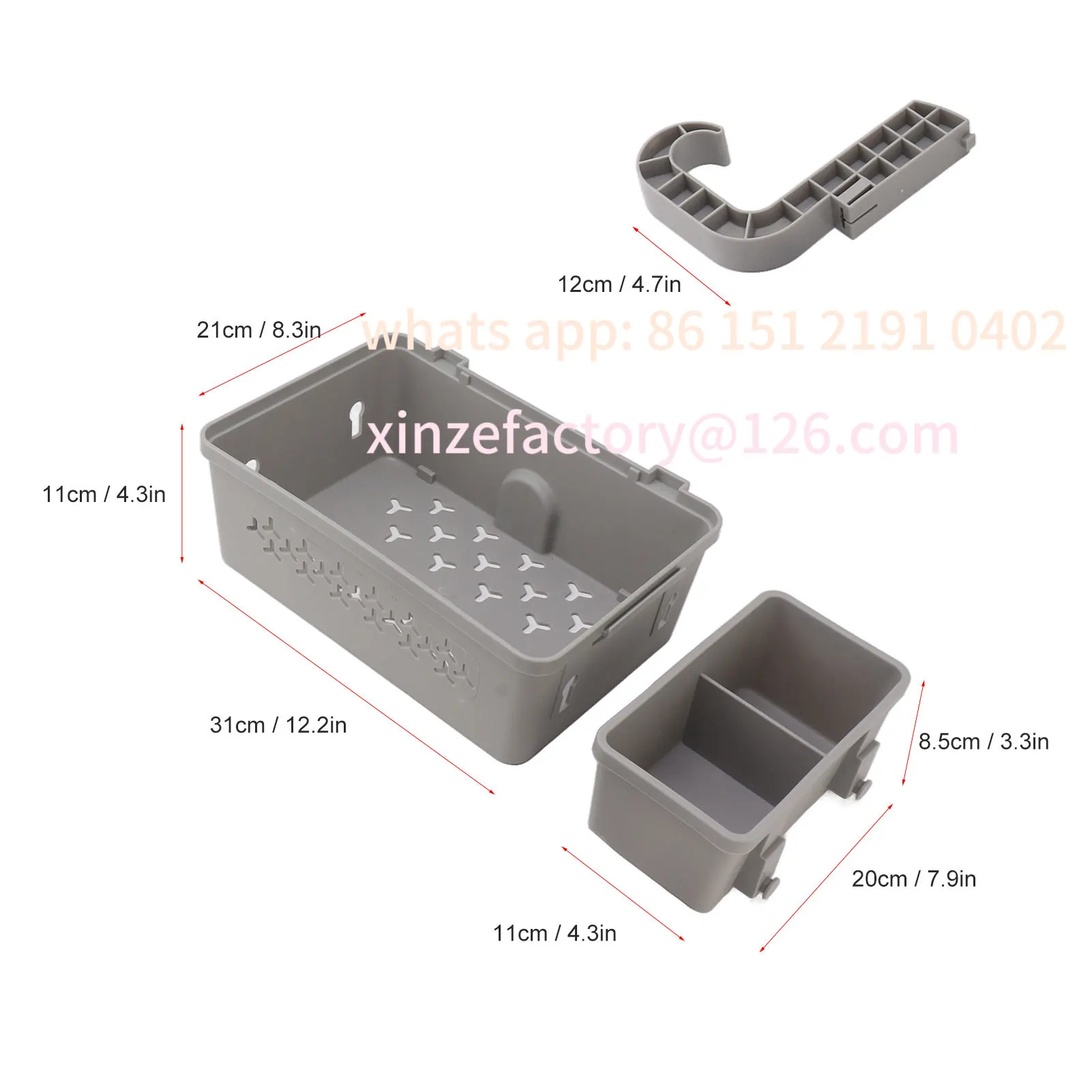 Customizable Pool Storage Basket Poolside Storage Basket Swimming Side  Containers Basket with Cup Holder