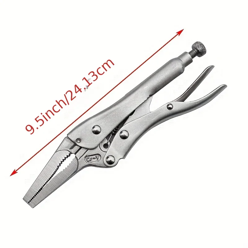 9.5 inch Chrome Vanadium Long Nose Jaw Locking Pliers Assorted Locking Welding Clamp High Quality Vise Grip Locking Pliers